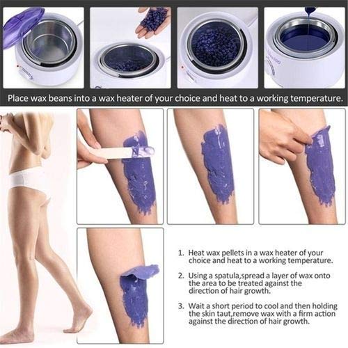 Pro Wax100 Warmer Hot Wax Heater Hair Removal, Portable Silicone Wax Warmer, Waxing Kit Pot Liner Wax Heater for Eyebrow,Legs,Face