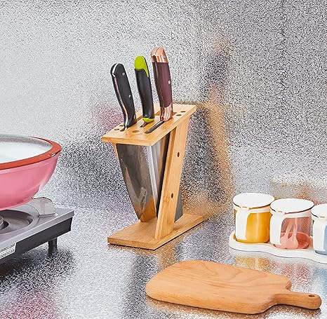 Silver Karkari Sticker Wallpaper Waterproof Oil Resistant for Kitchen
