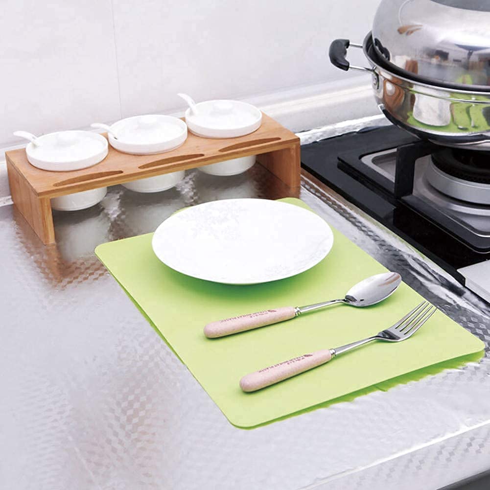 Silver Diamond Cube Sticker Wallpaper Waterproof Oil Resistant for Kitchen