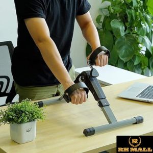 Mini Cycle Pedal Exerciser with Adjustable Resistance and Digital Display - for Light Leg and Arm Exercise and Physiotherapy at Home