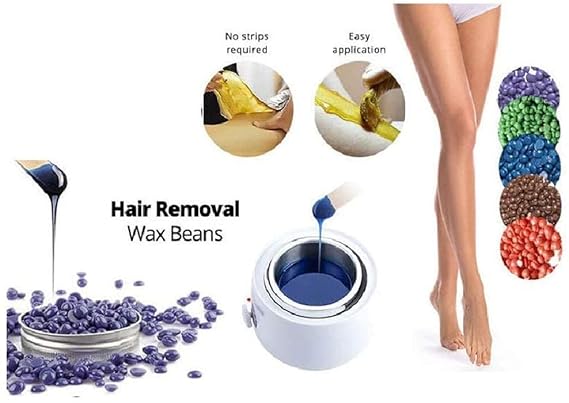 Wax Beads -100g for Hair Removal, Hard Wax Beans For Painless Hair Removal, Canadian Bikini Facial Eyebrow Waxing