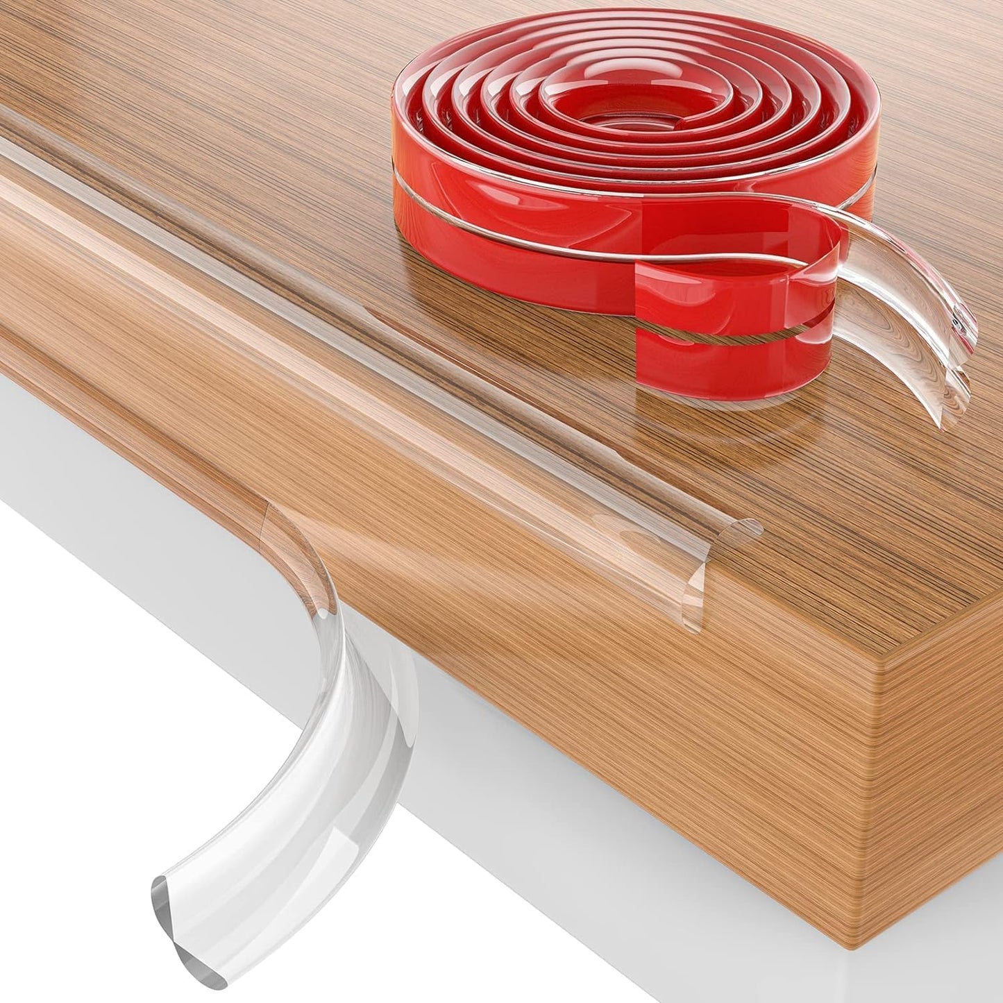 Silicone Edge Protector Strip 3-Meter | Baby Proof Corner Safety for Sharp Edges | Adhesive Bumper Guard for Table, Furniture & Wall | Ideal for Home, Nursery & Office Use