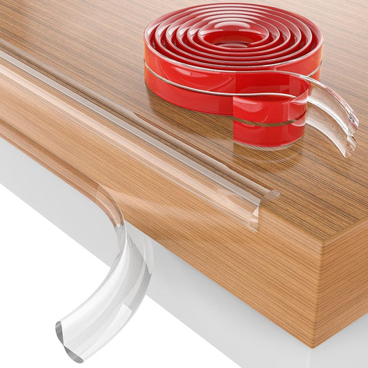 Silicone Edge Protector Strip 3-Meter | Baby Proof Corner Safety for Sharp Edges | Adhesive Bumper Guard for Table, Furniture & Wall | Ideal for Home, Nursery & Office Use