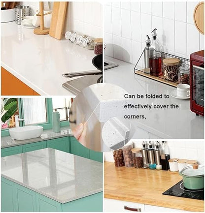 Transparent Sticker Wallpaper Waterproof Oil Resistant for Kitchen