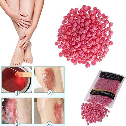 Wax Beads -100g for Hair Removal, Hard Wax Beans For Painless Hair Removal, Canadian Bikini Facial Eyebrow Waxing