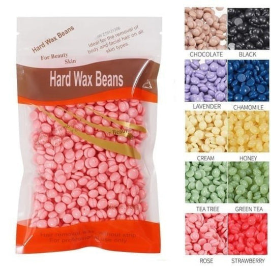 Wax Beads -100g for Hair Removal, Hard Wax Beans For Painless Hair Removal, Canadian Bikini Facial Eyebrow Waxing