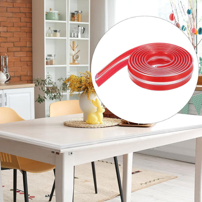 Silicone Edge Protector Strip 3-Meter | Baby Proof Corner Safety for Sharp Edges | Adhesive Bumper Guard for Table, Furniture & Wall | Ideal for Home, Nursery & Office Use