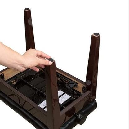 15 Round Pieces, Black, Non-Slip Furniture Pads, Chair Leg Floor Protectors, Self-Adhesive Grippers, Hardwood Floors