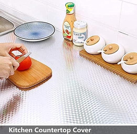 Silver Diamond Cube Sticker Wallpaper Waterproof Oil Resistant for Kitchen