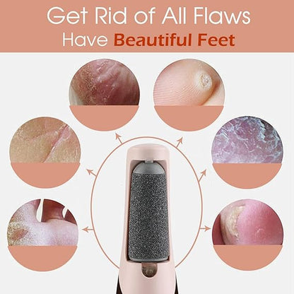 Rechargeable Foot Callus Removal and Dead Skin Removal Pedi Roller Care, Pedi Feet Care for Removes Dry Hard & Dead Skin Ideal Gift