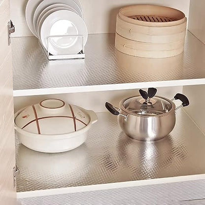 Silver Diamond Cube Sticker Wallpaper Waterproof Oil Resistant for Kitchen
