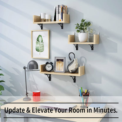 Folding Shelf Brackets, Heavy Duty Shelf Brackets Collapsible L Shelf Brackets, DIY Wall Mounted Folding Table Hinge, Space Saving for Bench Table with Screws