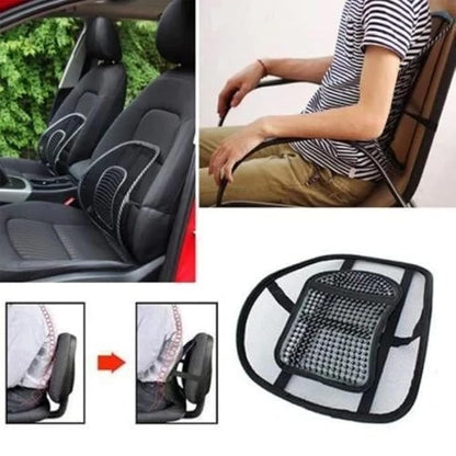 Lumbar Support, Car Mesh Back Support with Massage Beads Ergonomic Designed for Comfort and Lower Back Pain Relief - Lumbar Back Support Cushion for Car Seat, Office Chair,Wheelchair