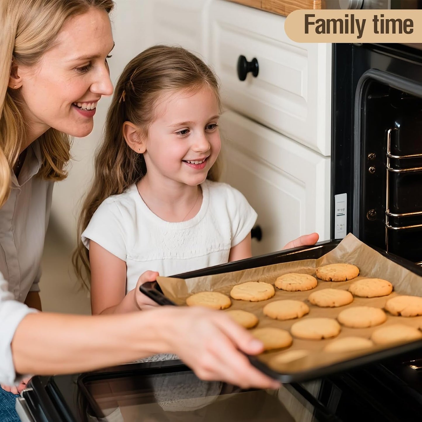 1-KG= 500 Pcs Heavy Duty Unbleached Parchment Paper, Parchment Paper Sheets for Baking Cookies, Cooking, Air Fryer, Grilling Rack, Oven12X12 Inch