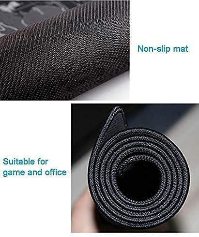 Large Extended Gaming Mouse Pad with Word Excel Office Software Excel Shortcuts PPT Windows,Stitched Edges Non-Slip Waterproof Rubber Base Mouse Pad for Office Desk Pad(27.5X11.8 in)