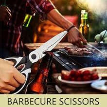 Kitchen Scissor for General Use,Heavy Duty Kitchen Raptor Meat Shears, Cooking Scissors,Stainless Steel Multi-Function Scissors for Food,Chicken,Poultry, Fish,Pizza,Herbs