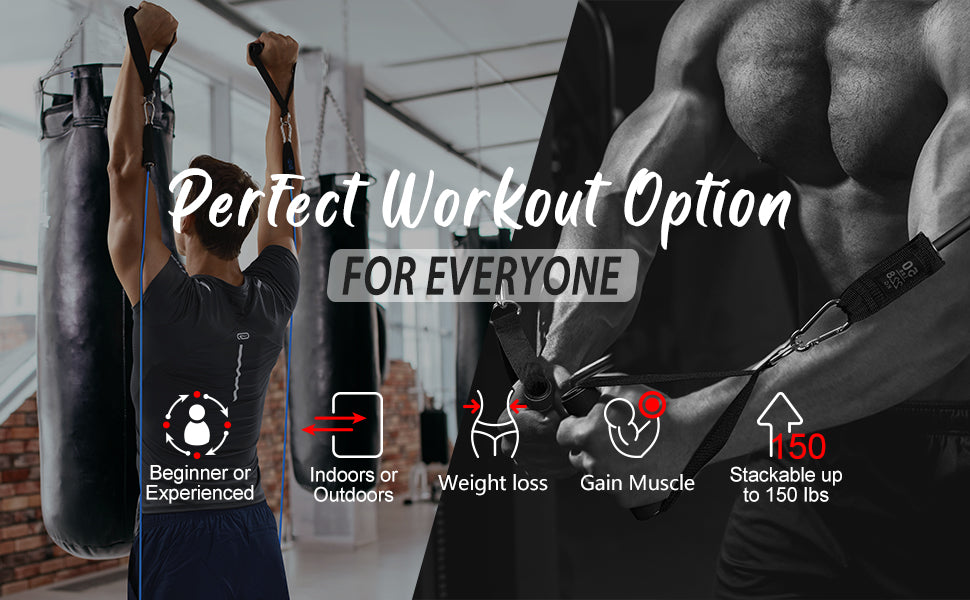Resistance Tube Exercise Kit Set of 11 with Handles,Ankle Strap and Bag,Set of 5 Resistance Tubes for Exercise,Stretching and Workout Toning for Men,Women