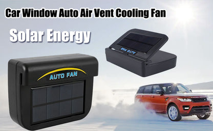 Solar Power Car Auto Air Vent Cool Fan Cooler Ventilation System Radiator Exhaust Heat Automobile Fan with Rubber