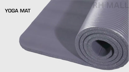 All-Purpose 1/2-Inch Extra Thick High Density Anti-Tear Exercise Yoga Mat with Carrying Strap Yoga mat for Men-Women,Home Exercise Mat