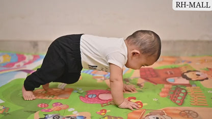Double Sided Water Proof Baby Play Mat Kids Large Size, Baby Carpet, Crawling Baby, Size 6 Feet X 4 Feet