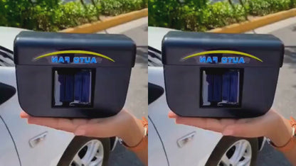 Solar Power Car Auto Air Vent Cool Fan Cooler Ventilation System Radiator Exhaust Heat Automobile Fan with Rubber